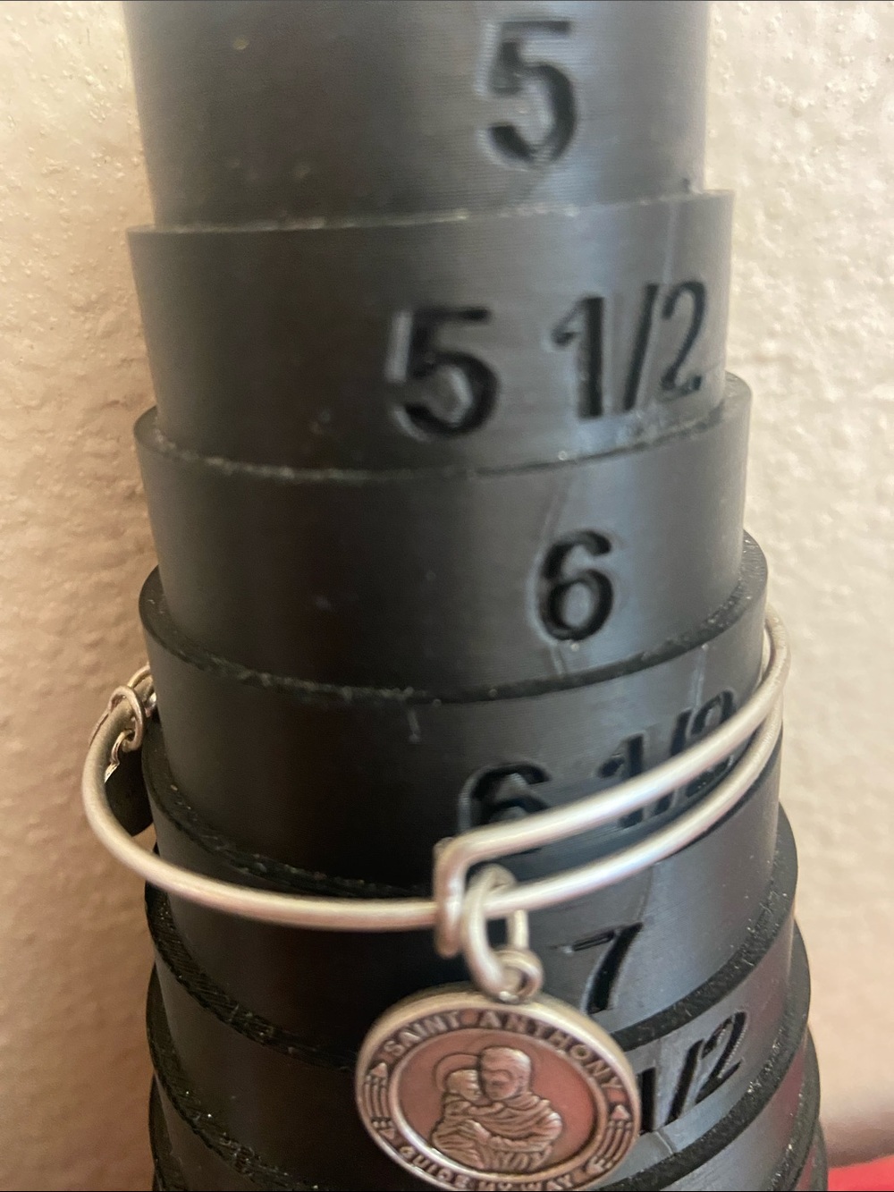 NWT Alex and Ani +Energy Saint Anthony Selflessness Bangle Bracelet - Picture 5 of 8